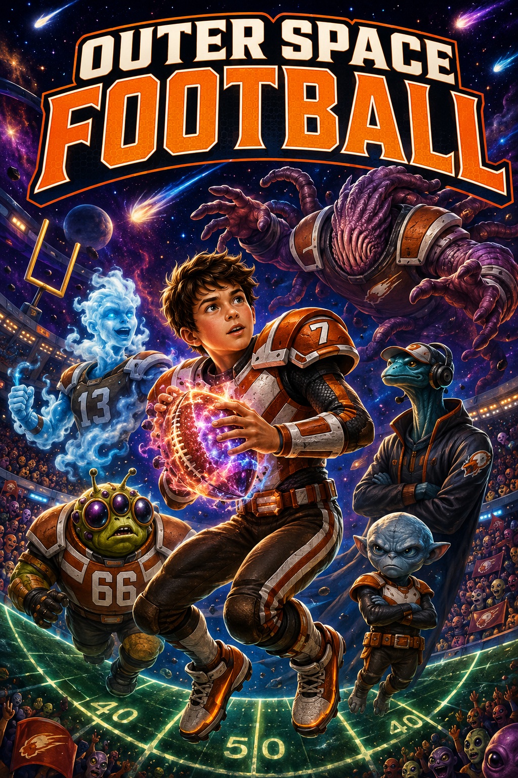 Outer Space Football book cover